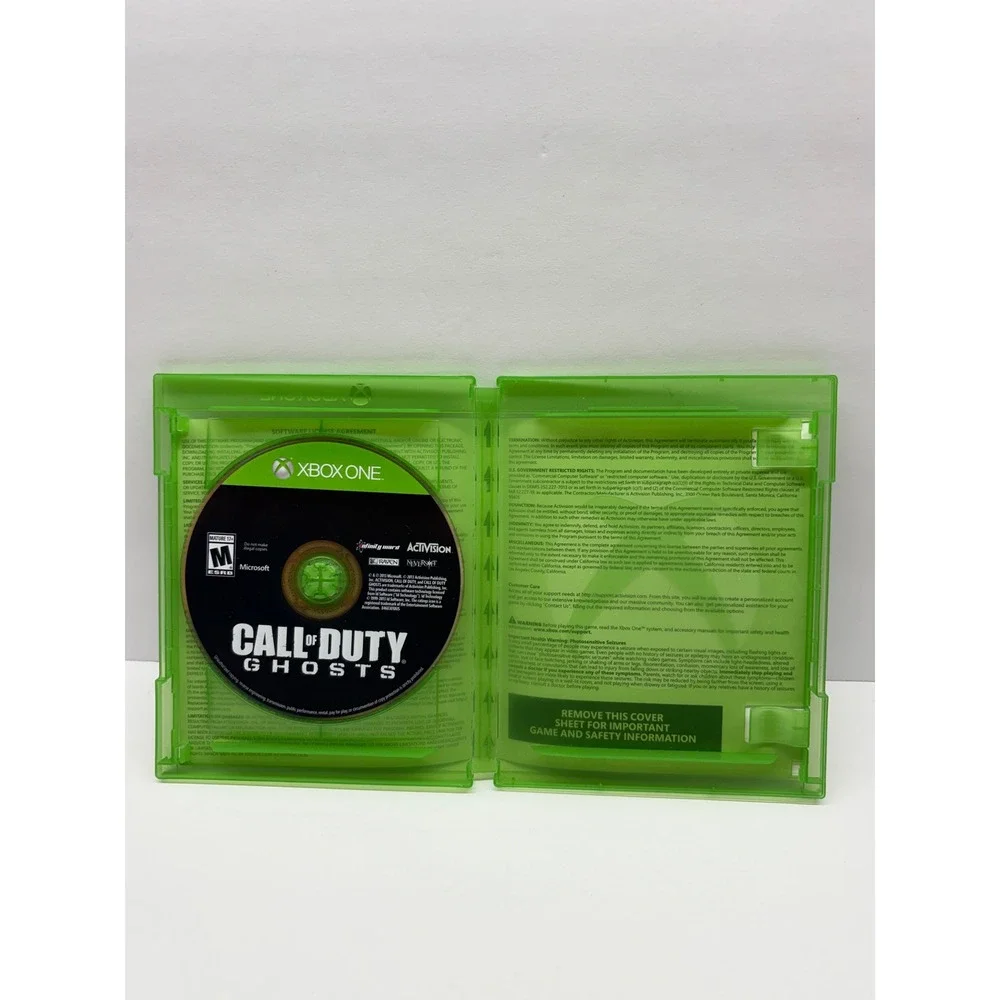 Call of Duty Ghosts Xbox One CIB Complete w/ Inserts Activision COD FPS Game